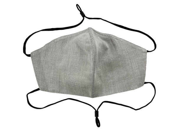 Adults - Fridaze 100% Linen All Day Work Masks incl. one PM 2.5 Filter - Pebble