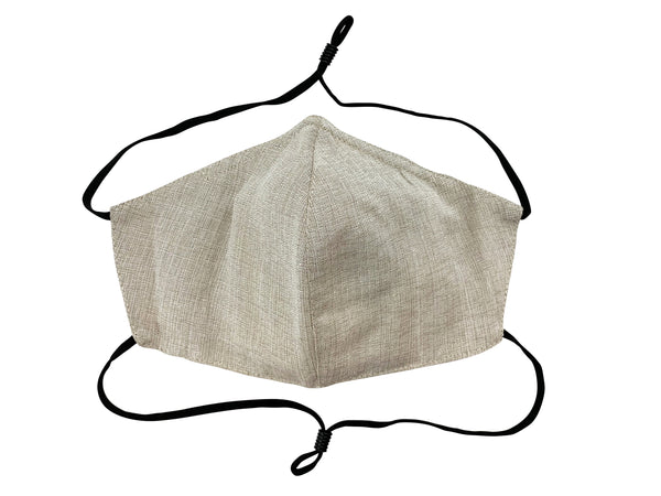 Adults - Fridaze 100% Linen All Day Work Masks incl. one PM 2.5 Filter - Sand
