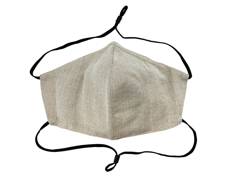 Adults - Fridaze 100% Linen All Day Work Masks incl. one PM 2.5 Filter - Sand