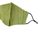 Adults - Fridaze 100% Linen Face Mask (No Filter Included) - Green Tea
