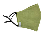 Adults - Fridaze 100% Linen Face Mask (No Filter Included) - Green Tea