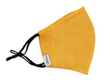 Adults - Fridaze 100% Linen Face Mask (No Filter Included) - Mango