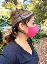 Adults - Fridaze 100% Linen All Day Work Masks incl. one PM 2.5 Filter - Passion Flower