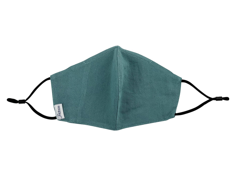 Adults - Fridaze 100% Linen Face Mask (No Filter Included)  - Azure