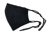 Children - Fridaze 100% Linen All Day School Masks incl. one PM 2.5 Filter - Black