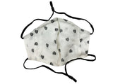 Children - Fridaze 100% Linen All Day School Masks incl. one PM 2.5 Filter - Hearts