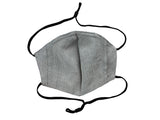 Children - Fridaze 100% Linen All Day School Masks incl. one PM 2.5 Filter - Pebble