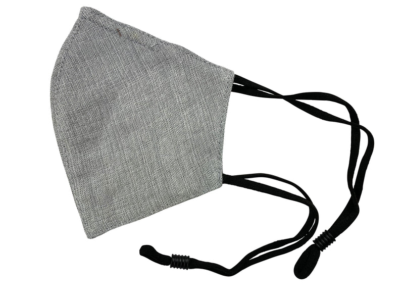 Children - Fridaze 100% Linen All Day School Masks incl. one PM 2.5 Filter - Pebble