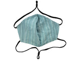 Children - Fridaze 100% Linen All Day School Masks incl. one PM 2.5 Filter - Sea Stripes