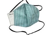 Children - Fridaze 100% Linen All Day School Masks incl. one PM 2.5 Filter - Sea Stripes