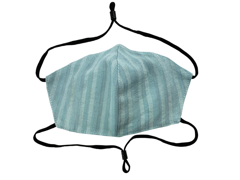 Children - Fridaze 100% Linen All Day School Masks incl. one PM 2.5 Filter - Sea Stripes