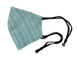 Children - Fridaze 100% Linen All Day School Masks incl. one PM 2.5 Filter - Sea Stripes