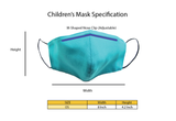 Children - Fridaze 100% Linen Face Mask incl. one PM 2.5 Filter - Heart