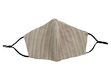 Children - Fridaze 100% Linen Face Mask incl. one PM 2.5 Filter - Dune Stripes