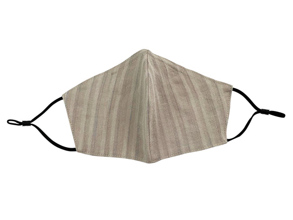 Children - Fridaze 100% Linen Face Mask incl. one PM 2.5 Filter - Dune Stripes