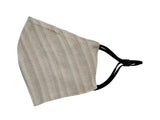 Adults - Fridaze 100% Linen Face Mask incl. one PM 2.5 Filter - Dune Stripes