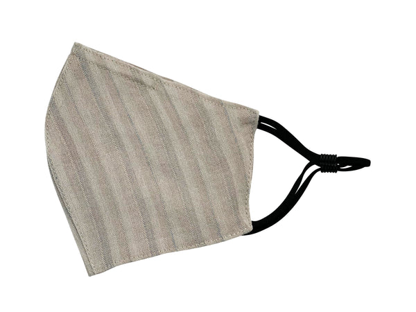 Children - Fridaze 100% Linen Face Mask incl. one PM 2.5 Filter - Dune Stripes