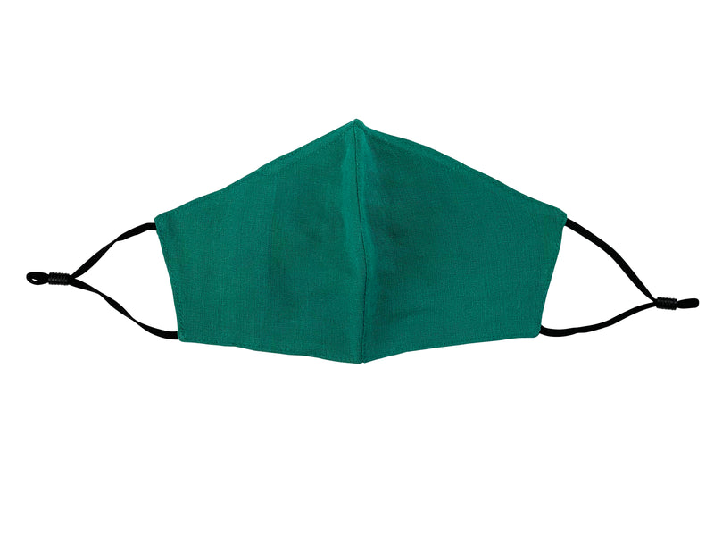 Children - Fridaze 100% Linen Face Mask incl. one PM 2.5 Filter - Evergreen