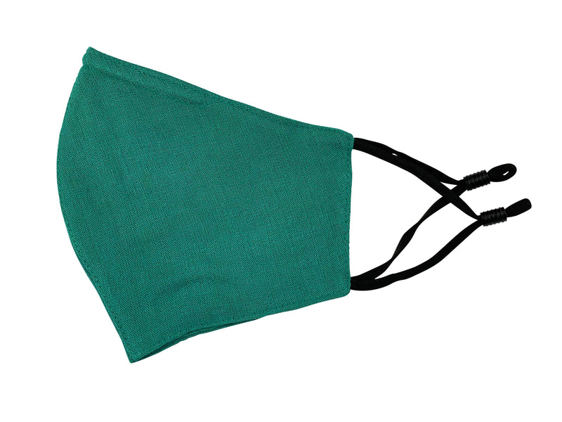 Children - Fridaze 100% Linen Face Mask incl. one PM 2.5 Filter - Evergreen