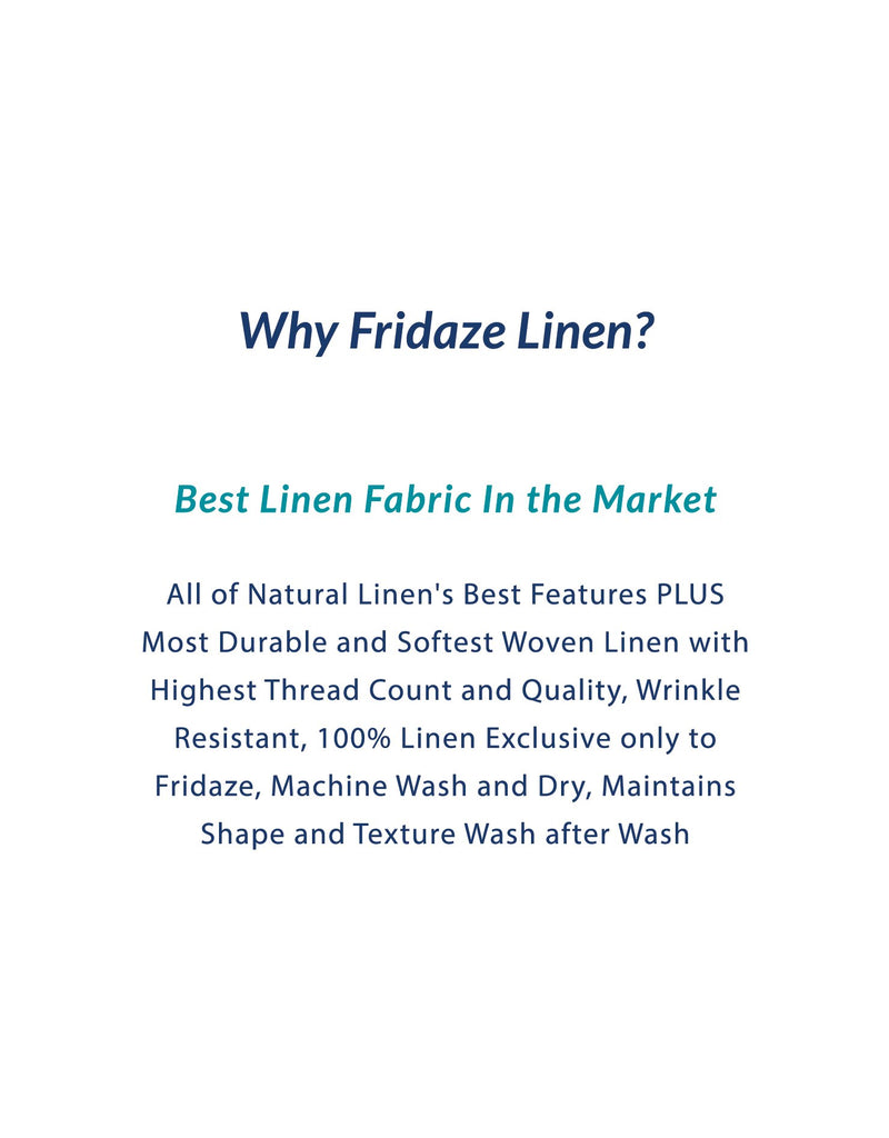 Adults - Fridaze 100% Linen Face Mask (No Filter Included) - White Rectangles