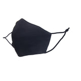 Adults - Fridaze 100% Linen Face Mask (Optional PM 2.5 Filter) - Black