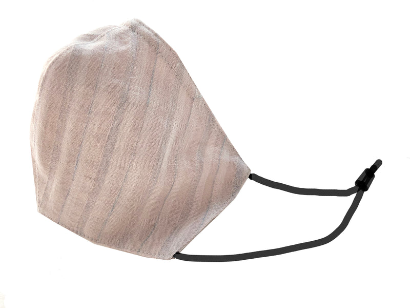 Adults - Fridaze 100% Linen Face Mask incl. one PM 2.5 Filter - Dune Stripes