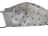 Children - Fridaze 100% Linen Face Mask incl. one PM 2.5 Filter - Heart
