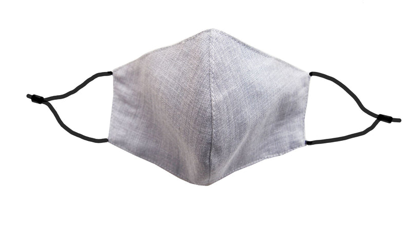 Adults - Fridaze 100% Linen Face Mask incl. one PM 2.5 Filter - Pebble