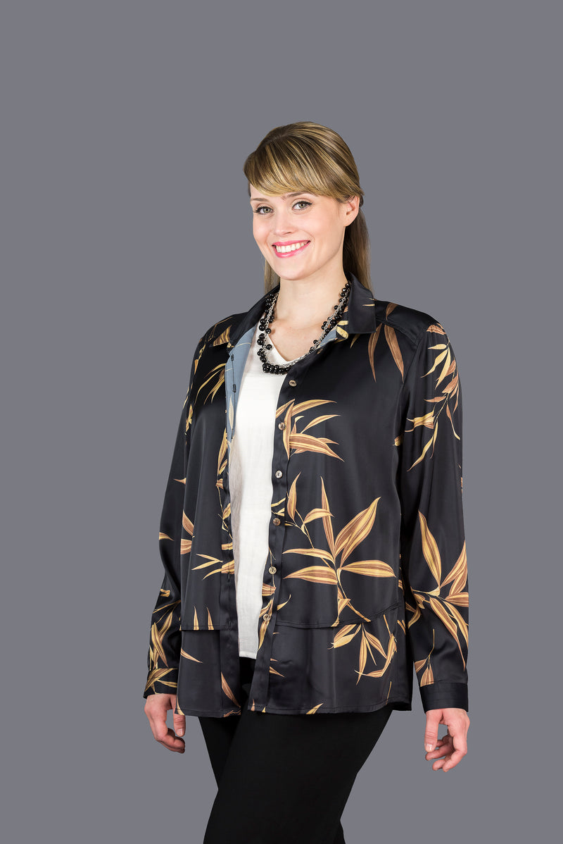 SF159 - Silk By Fridaze - Layered Blouse