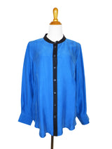 SF168 - Silk By Fridaze - Color Block Blouse