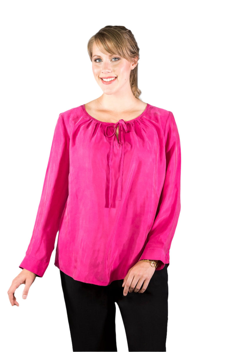 SF178 - Pullover Keyhole Blouse