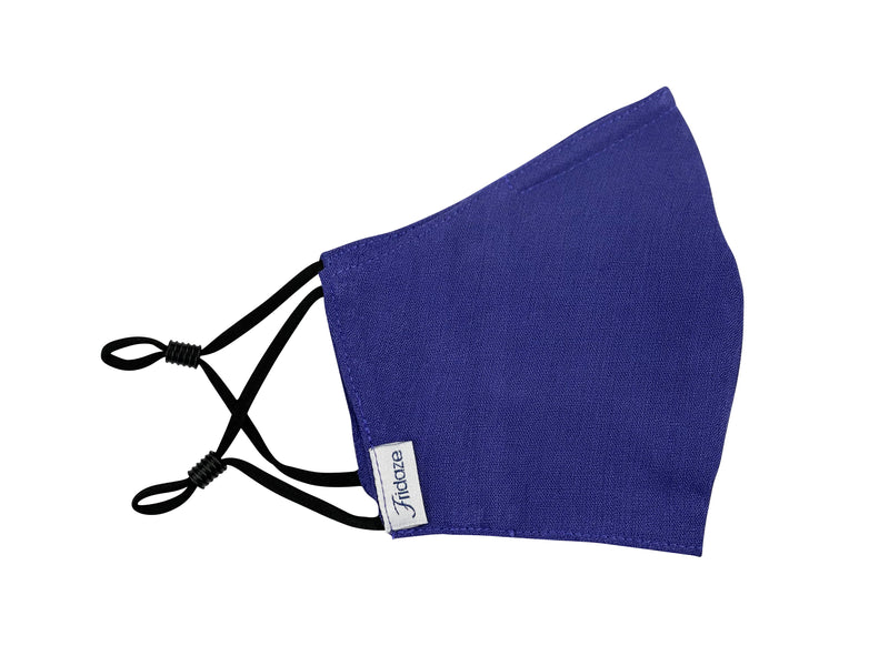 Adults - Fridaze 100% Linen Face Mask (No Filter Included)  - Violet