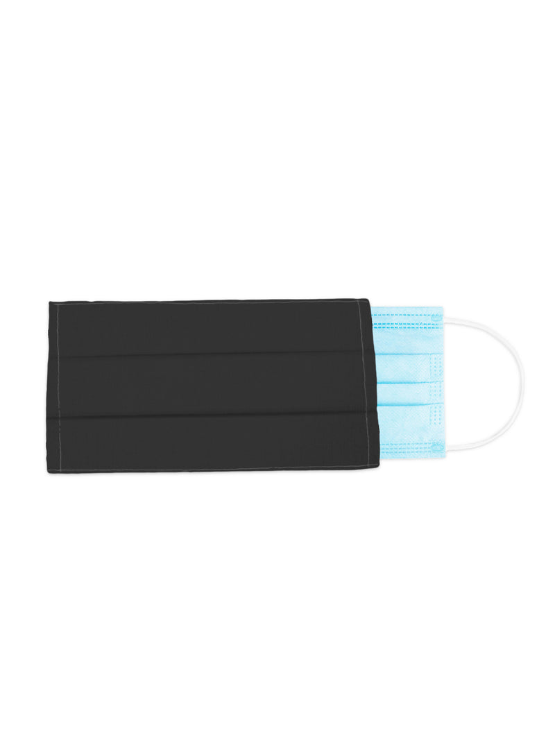 Fridaze 100% Linen Medical Mask Cover - Black