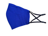 Adults - Fridaze 100% Linen Face Mask (No Filter Included) - Sapphire