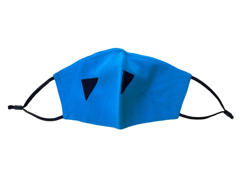 Adults - Fridaze 100% Linen Face Mask (No Filter Included) - Bluebird Shapes