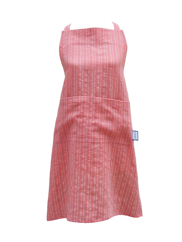 Premium 100% Wrinkle Resistant Linen Aprons from Fridaze - Spice Stripes