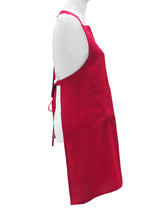 Premium 100% Wrinkle Resistant Linen Aprons from Fridaze - Chili