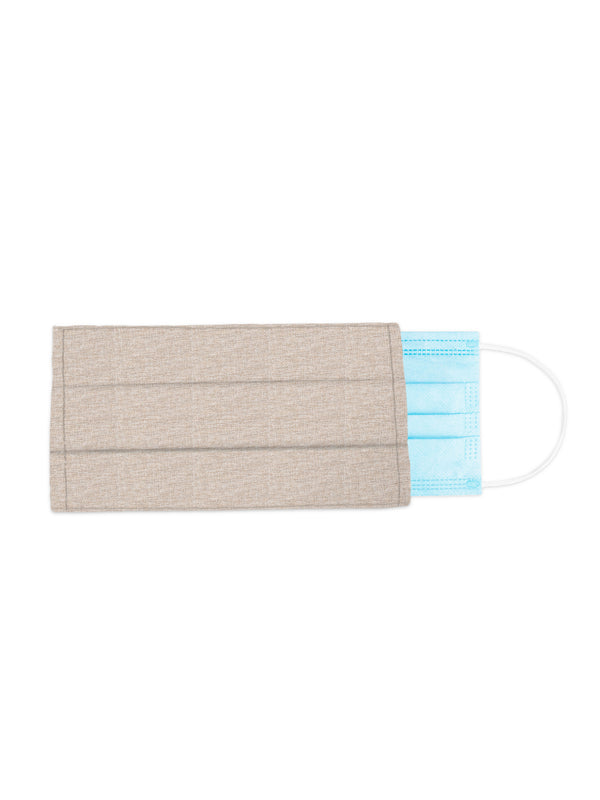 Fridaze 100% Linen Medical Mask Cover - Sand