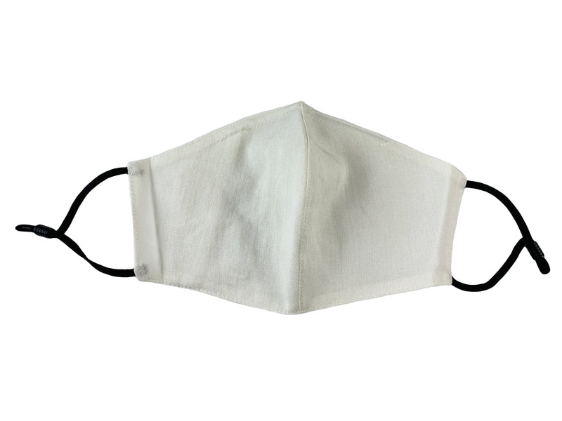 Adults - Fridaze 100% Linen Face Mask (No Filter Included) - White